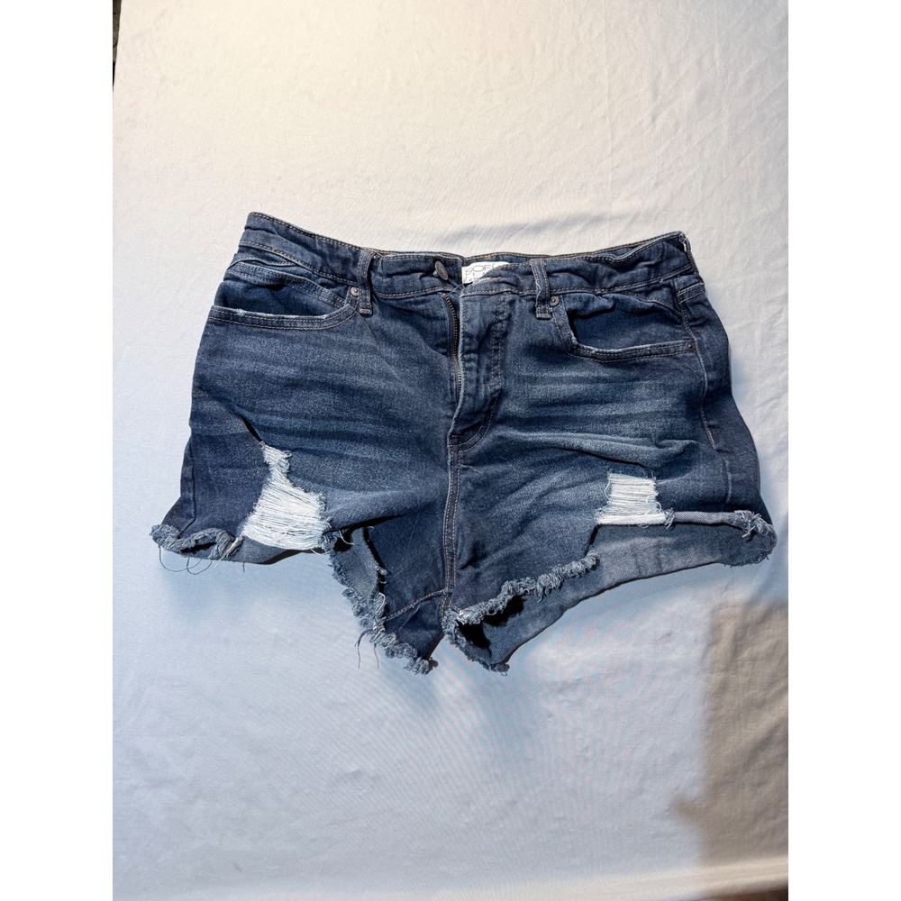 Sofia Jeans by Sofia Vergara Chi Short Distressed Denim Cut Off Shorts Dark was